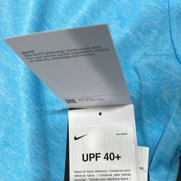 Nike Heather Big Kids Half Sleeve Hydroguard - Picture 10 of 11